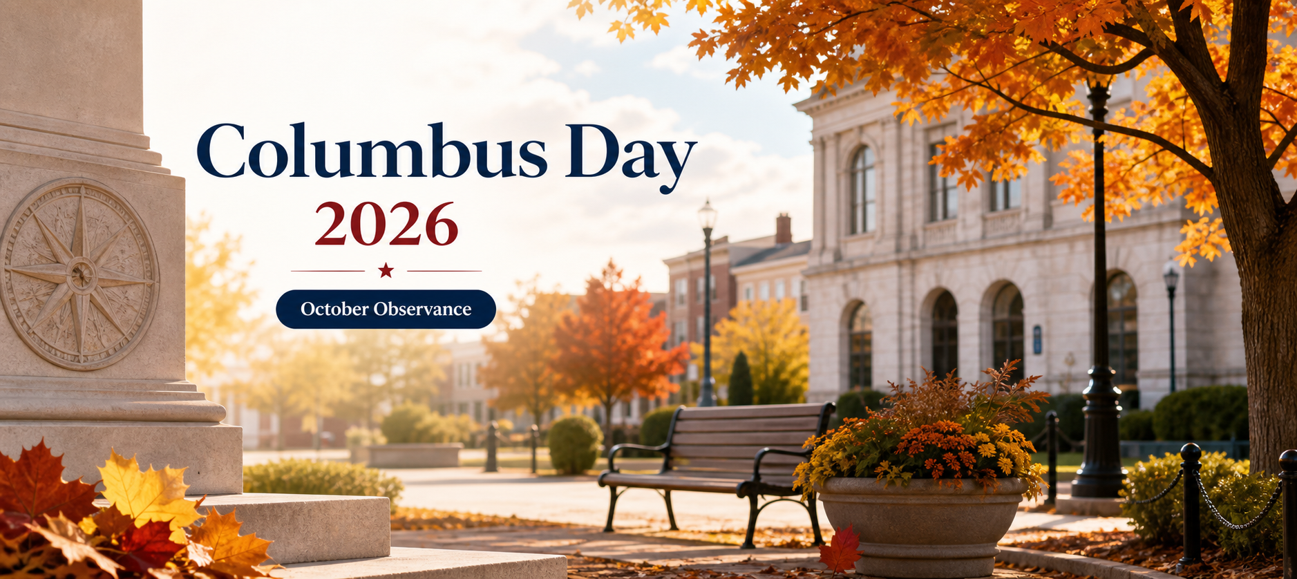 Columbus Day 2026 public holiday image